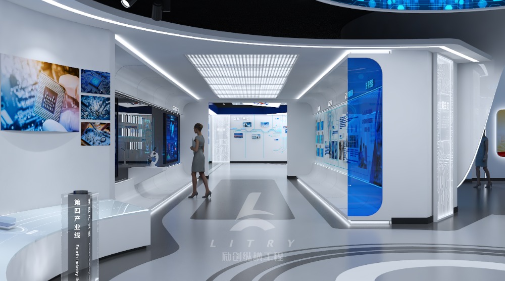 成都展厅设计装修公司-文化墙设计制作公司-企业文化建设一体化公司-四川励创纵横建设工程有限公司的展厅设计建设案例